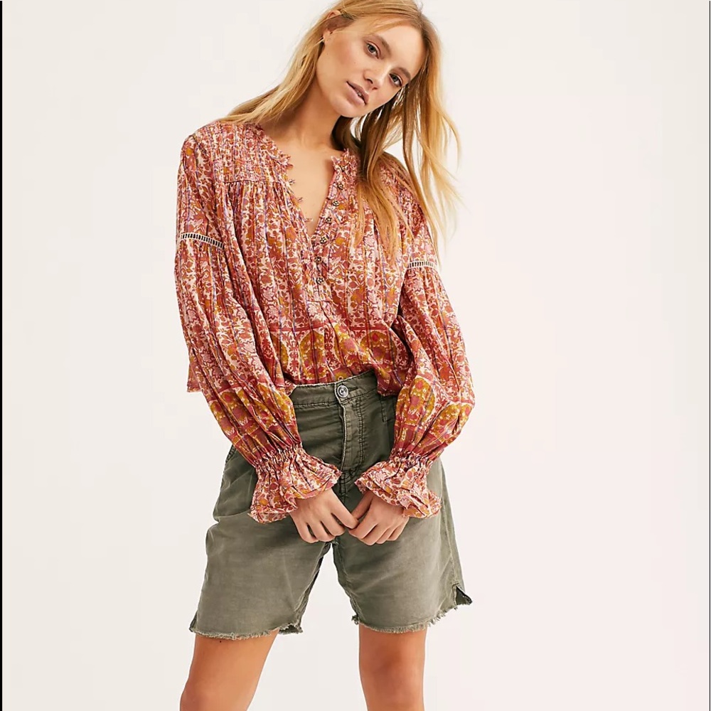 Free People Utility Harem Shorts
